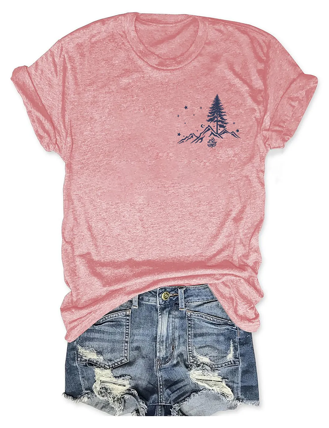 No City Lights Just Campfire Nights T-shirt