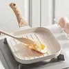 Nonstick Egg Griddle Pan with Heat-Resistant Handle Frying Pan for Stove Tops
