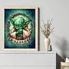 (Multi Style)Groot And Yoda-Full Embroidery 3 Strands 11CT Stamped Cross Stitch-40*40CM
