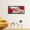 Christmas Flower-Full Round Diamond Painting 50*25cm