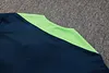 Joyfball 2024/2025 Brazil Half-Pull Training Suit Blue color Football Shirt 1:1 Thai Quality