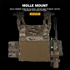 Molle Radio Pouch Adjustable Wear-Resistant Molle Radio Holster for Bags Duffels