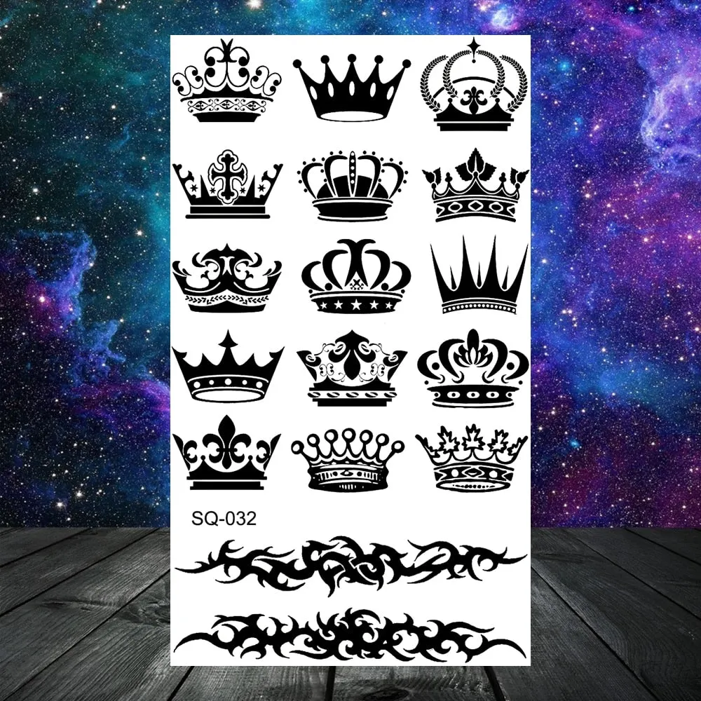 3D Universe Planet Temporary Tattoos For Women Adult Kids Girl Lotus Moon Outer Space Fake Tattoo Neck Arm Hands Small Tatoos