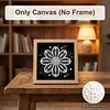 12pcs/set Unframed Pearl Painting Canvas Art Handmade Pearl Material Art Kit Living Room Decor (15x15cm)