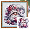 (US Local)Rose Gnome-11CT Stamped Cross Stitch Kit(40x40cm)