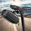 0.8L Bicycle Saddle Bag Reflective MTB Road Bike Seat Bag for Outdoor Cycling