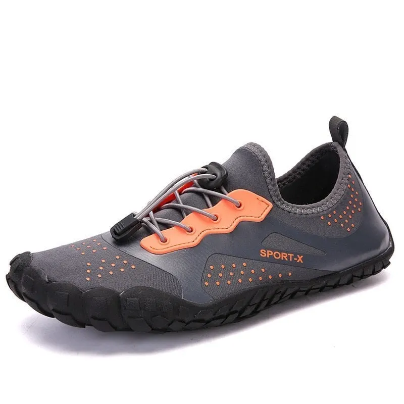 Unisex Elastic Quick Dry Aqua Shoes Nonslip Sneakers Women Men Water Shoes Breathable Footwear Light Surfing Beach Sneakers Plus