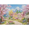 Pastoral Scenery Cottage-11CT Stamped Cross Stitch 85*65cm/33.46*25.59in(Big Size)