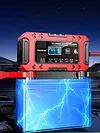 12V6A Car Battery Charger Fast Charge LCD Display Pulse Full Intelligent Charger
