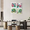 (US Local)4Pack Peacock-Special Shaped Diamond Painting Kit(30x30cm)