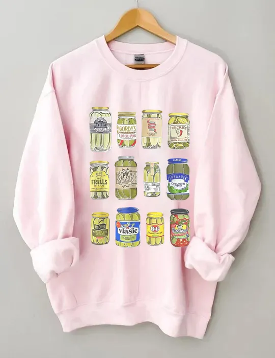 Vintage Canned Pickles Sweatshirt