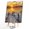Seagull Bridge - Paint by Numbers Acrylic Painting 40x50cm