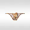 Men's Sexy Leopard Print Ultra-Thin Ice Silk Pouch Briefs