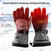 Electric Heated Gloves Cycling Gloves Touch Screen for Winter (Only gloves)