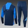 2024/2025 Chelsea Half-Pull Training Suit Royal Blue Football Shirt 1:1 Thai Quality