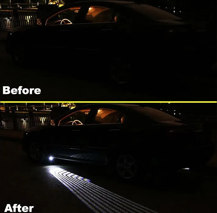 Car Angel Wings Welcome Light