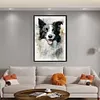 (Stamped/Counted) Border Collie-11CT Cross Stitch 40*60cm(Big Size)