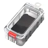 Expandable Fishing Tackle Box Luminous Waterproof Magnetic Tools Storage Box