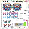 DIY Diamond Painting Double Sided 3D Wind Chime Pendant Hanging Kit