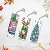3Pcs Diamond Painting Christmas Tree Elk Truck Animals Bookmark for Book Lovers