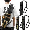 Archery Quiver Dual Use Back Arrow Quiver Multi-Function Hip Arrows Bag for Hunt