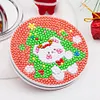 DIY Double Sided Special Shape Diamond Painting Compact Mirror Kit(Christmas Animal)