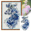 (Multi-Style) Blue And White Porcelain-11CT Stamped Cross Stitch 40*40cm/40*60cm