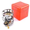 Camping Gas Stove Windproof Gas Burner Folding Furnace For Cooking Hiking Picnic