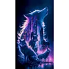 (US Local)Wolf -11CT Stamped Cross Stitch Kit(40x70cm)