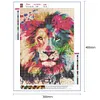 Diamond Painting -DIY Round Drill Lion
