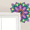 (US Local)Mandala Diamond Painting Art Door Right Angle Sign for Indoor Outdoor Wall