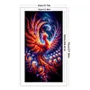 Flaming Phenix-11CT Stamped Cross Stitch 40*70cm/15.75*27.56in(Big Size)