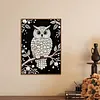 Diamond Painting-DIY Special Shaped Drill Pearl Painting Owl(30x40cm)