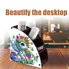 DIY Diamond Painting Kit Triangle Shaped Organizer Box Wooden Storage Box