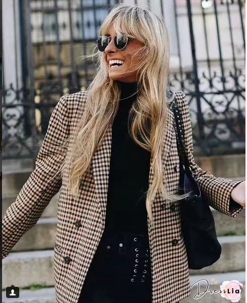 Casual Lapel Collar Blazer