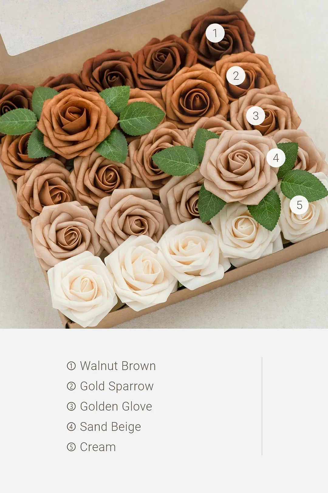 3" Foam Rose with Stem - 56 Colors