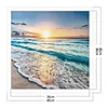 (Counted/Stamped) 11CT Sunset By The Sea-Cross Stitch-40*40cm/15.75*15.75in