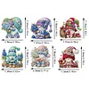 6Pcs DIY Gnome-Diamond Painting Fridge Magnet