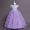 Spring Autumn Flower Kid Girl Princess Dress