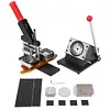 [US Local Warehouse] 50x50mm Square Magnet Maker Machine with 100 Sets Materials Fridge DIY Photo Magnet Making Machine for Crafting Home Use Business