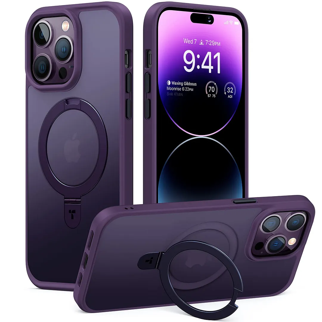 Suitable For iPhone 13/14 Series Invisible Bracket Skin Friendly Magnetic Phone Shell