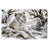 Tiger-14CT Stamped Cross Stitch Kit(51*36cm)