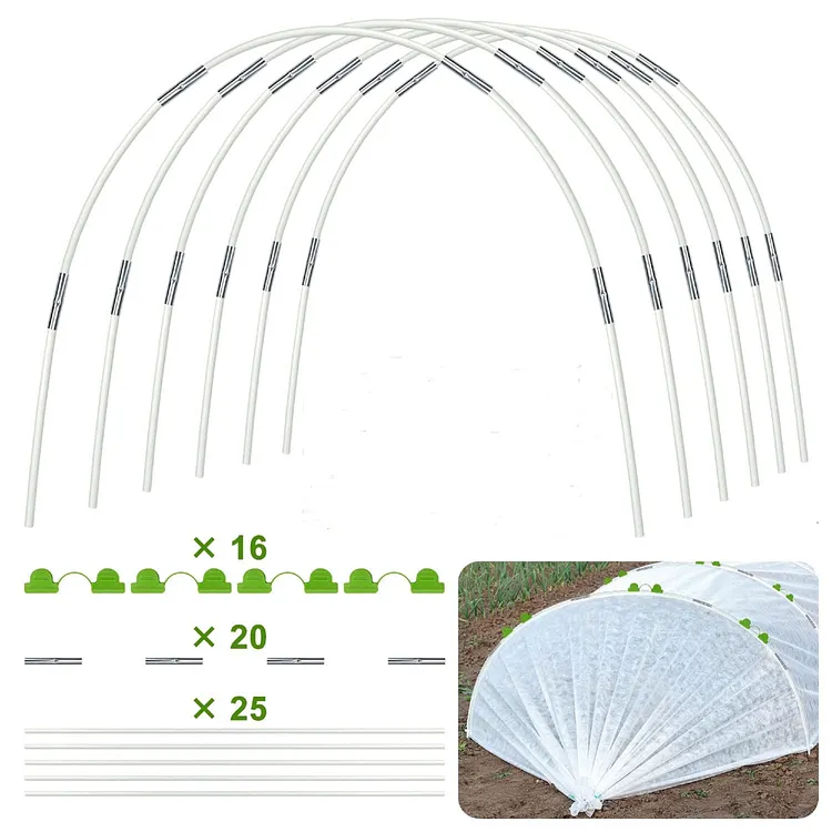 DIY Plant Tunnel with Rust-Resistant Greenhouse Hoops