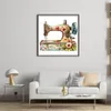 Sewing Machine - 14CT Cross Stitch - 40*40cm