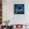 Halloween Skeleton Witch-Full Square Diamond Painting(35*35CM)