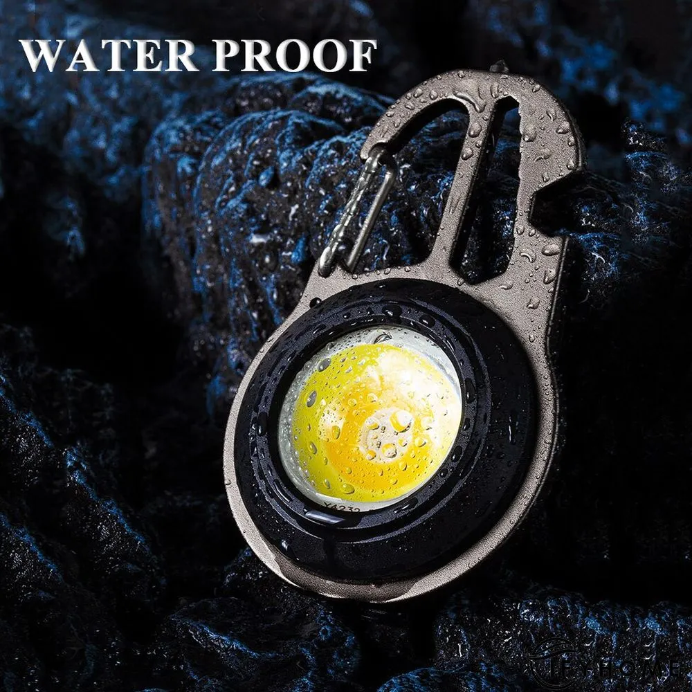 Multifunctional Min USB Charging Outdoor Camping Emergency Flashlight Keychain Light | IFYHOME