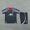 2024/2025 Liverpool Pre-match Training Black Shirt+Shorts  1:1 Thai Quality