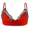 Men's Sissy Lingerie Lace Underwear Floral Bra Bowknot Strappy Bra Top Crossdressing Nightwear