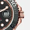 ROLEX THE OYSTER PERPETUAL YACHT-MASTER 40 IN 18 CT EVEROSE GOLD WITH AN OYSTERFLEX BRACELET