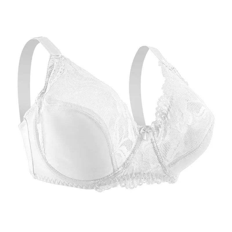 E F Cup Women Lace Bras Plus Size Bra Female Underwear Ultra-Thin Perspective Bralette Underwire Brassiere Sexy Lingerie